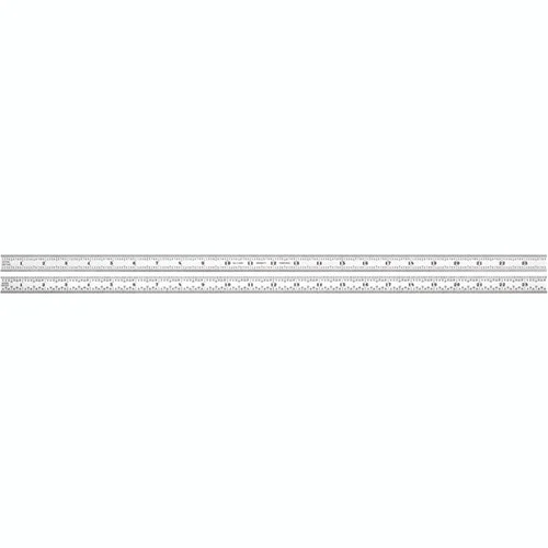 Starrett 51377 | 24" Full-Flexible Steel Full-Flexible Rule 1/32", 1/64", 1/50", 1/100" Graduation