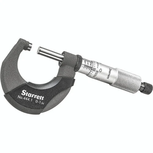Starrett 52083 | 0"-1" Outside Micrometer 0.0001" Graduation Ratchet Thimble