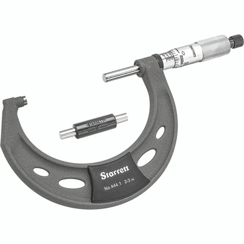Starrett 52085 | 2"-3" Outside Micrometer 0.0001" Graduation Ratchet Thimble