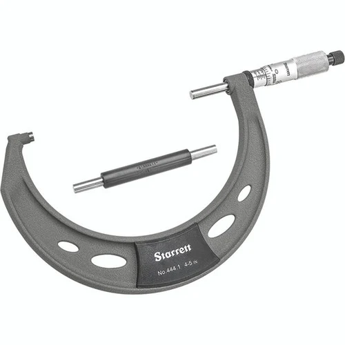 Starrett 52087 | 4"-5" Outside Micrometer 0.0001" Graduation Ratchet Thimble