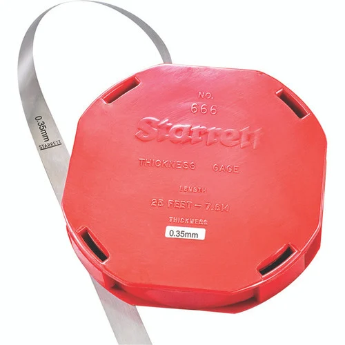 Starrett 52833 | 0.3500" Tempered Steel Thickness Gage 7.6m Roll