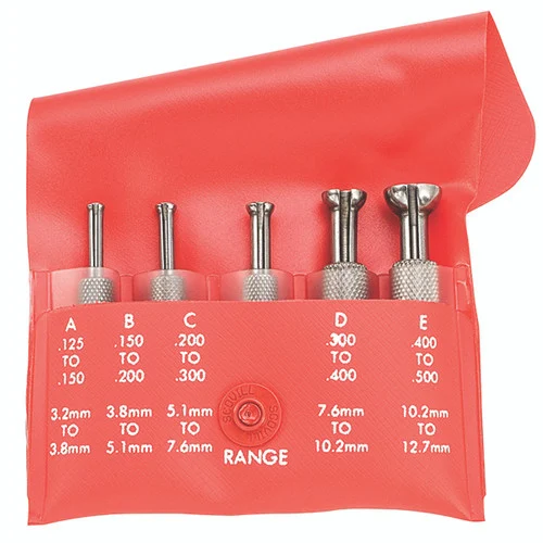 Starrett 53081 | 0.1250"-0.5000" Range Small Hole Gage 2" Length