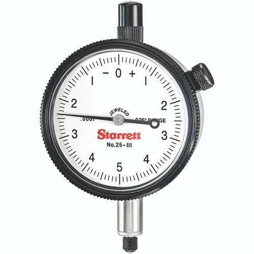 Starrett 53223 | 1/32" Dial Indicator 0.0001" Graduation White Dial
