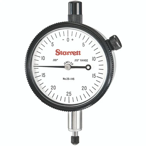 Starrett 53248 | 1/8" Dial Indicator 0.0010" Graduation White Dial