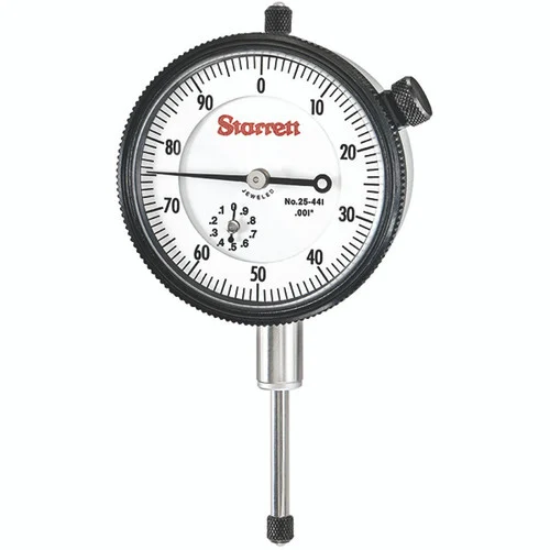 Starrett 53295 | 1" Dial Indicator 0.0010" Graduation White Dial
