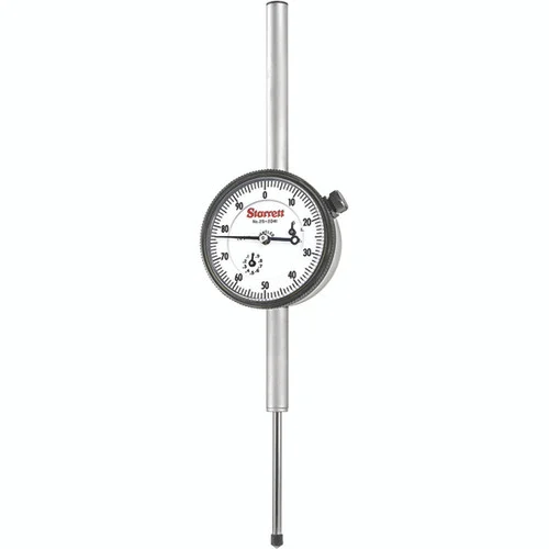 Starrett 53309 | 2" Dial Indicator 0.0010" Graduation White Dial