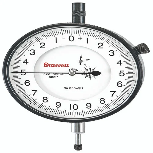 Starrett 53793 | 13/32" Dial Indicator 0.0001" Graduation White Dial
