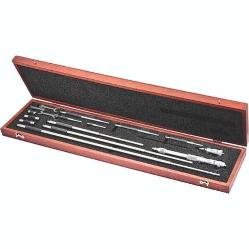 Starrett 56144 | 50mm-800mm Range Inside Micrometer Set 0.01mm Graduation