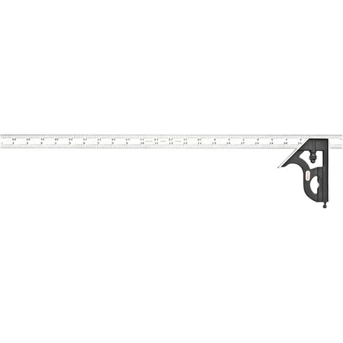 Starrett 56374 | 2 Pc. 24" Hardened Steel Blade Combination Square 4R Graduation with Square Head