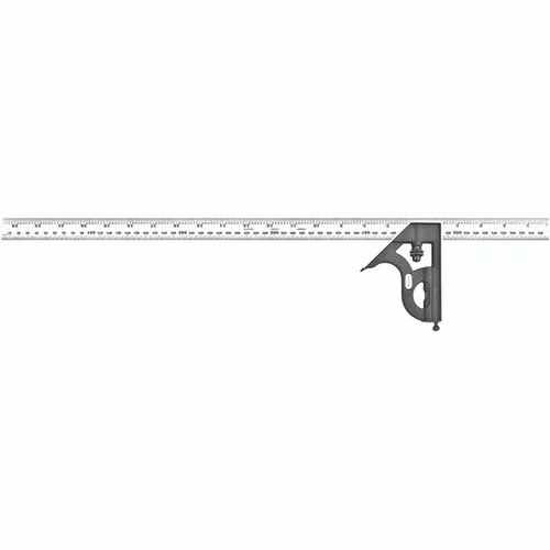 Starrett 56388 | 2 Pc. 600mm Hardened Steel Blade Combination Square 36 Graduation with Square Head