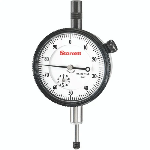 Starrett 56806 | 1/2" Dial Indicator 0.0010" Graduation White Dial