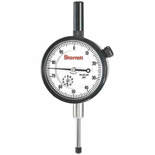 Starrett 56807 | 1" Dial Indicator 0.0010" Graduation White Dial