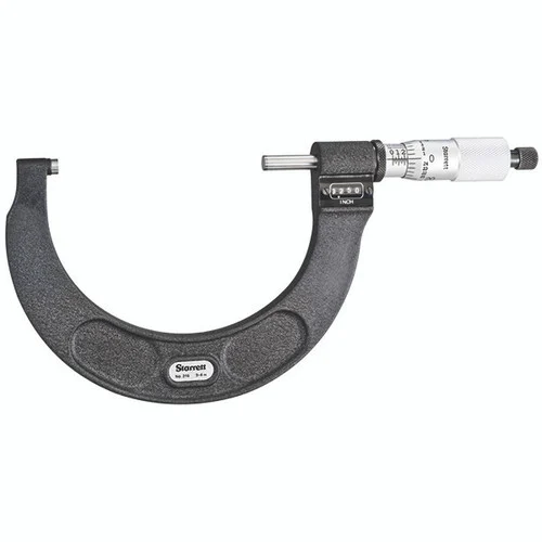 Starrett 63492 | 3"-4" Outside Micrometer 0.0001" Graduation Ratchet Thimble