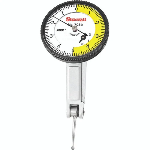 Starrett 64213 | 0"-1/64" Range Dial Test Indicator 0.0001" Graduation White Dial