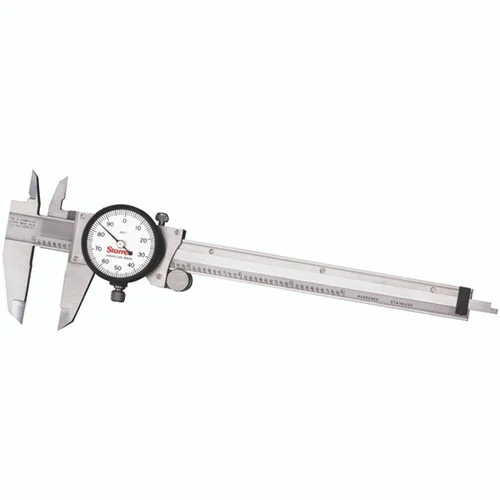 Starrett 64514 | 6" Range 0.0010" Graduation Stainless Steel White Face Dial Caliper