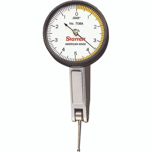 Starrett 66866 | 0"-1/64" Range Dial Test Indicator 0.0001" Graduation White Dial