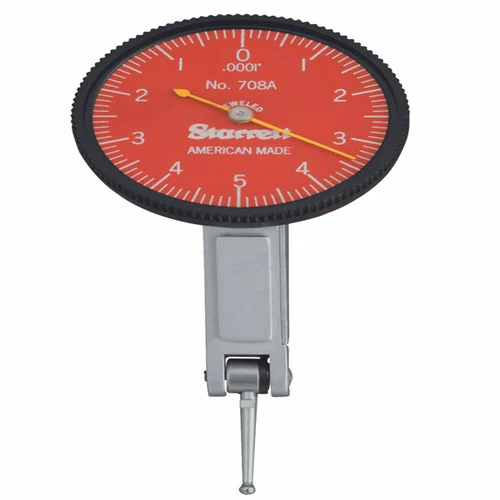 Starrett 66870 | 0"-1/64" Range Dial Test Indicator 0.0001" Graduation Red Dial