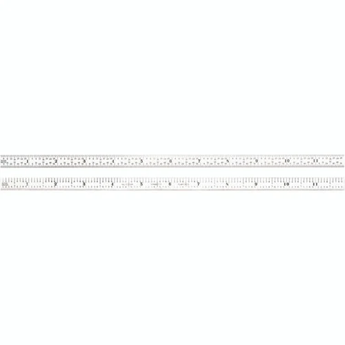 Starrett 66881 | 12" Full-Flexible Steel Full-Flexible Rule 1/10", 1/100", 1/32", 1/64" Graduation