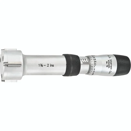 Starrett 67675 | 1-3/8"-2" Range Inside Bore Gage Micrometer 0.00025" Graduation