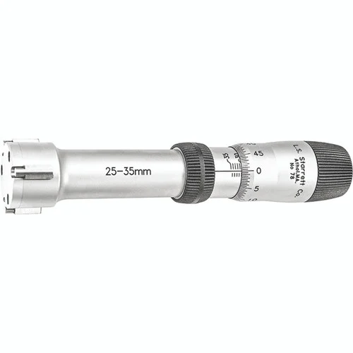 Starrett 67861 | 25mm-35mm Range Inside Bore Gage Micrometer 0.005mm Graduation