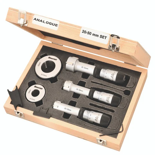 Starrett 67874 | 50mm-100mm Range Inside Bore Gage Micrometer 0.005mm Graduation