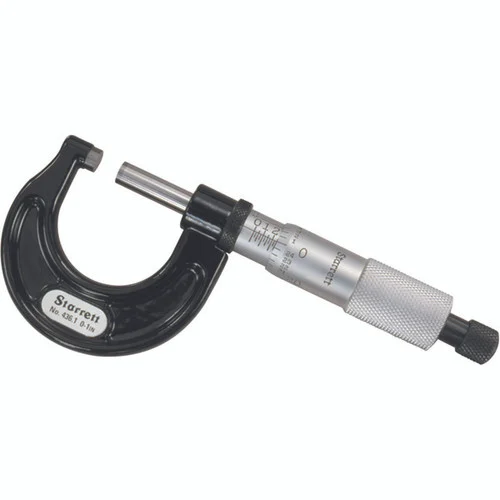Starrett 67995 | 0"-1" Outside Micrometer 0.001" Graduation Ratchet Thimble