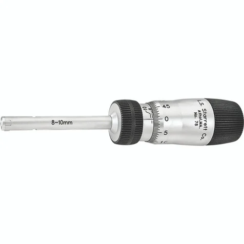 Starrett 68146 | 8mm-10mm Range Inside Bore Gage Micrometer 0.005mm Graduation