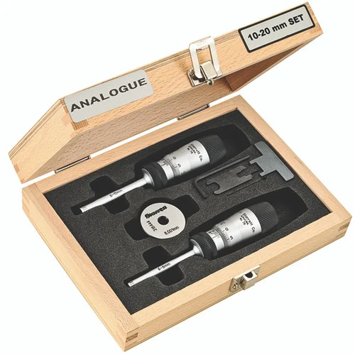 Starrett 68157 | 6mm-10mm Range Inside Bore Gage Micrometer 0.005mm Graduation