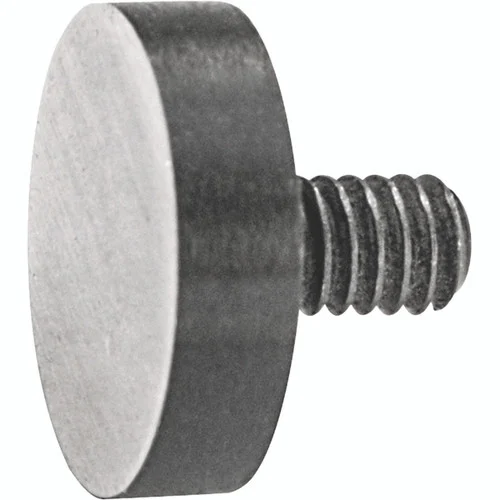 Starrett 70805 | 3/8" Diameter 4-48 Thread Hardened Steel AGD Indicator Flat End Contact Point #17
