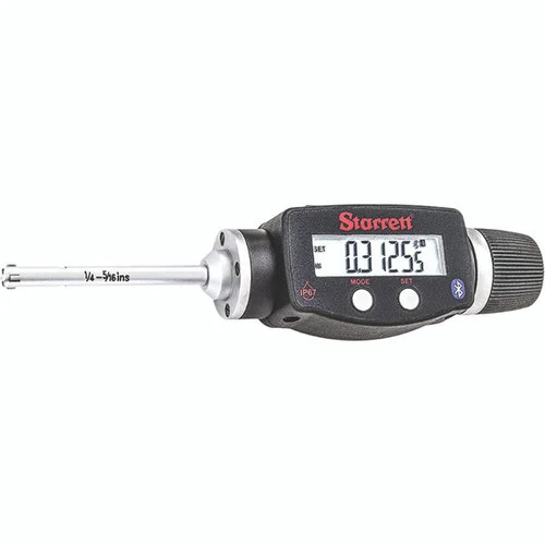 Starrett 72544 | 0.2500"-0.3125" Range Digital Internal Micrometer 0.0005" Resolution