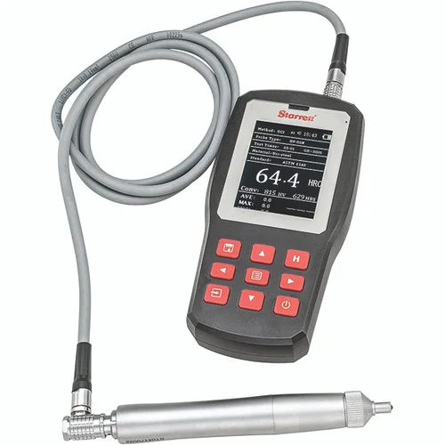 Starrett 72978 | Portable Digital Hardness Tester for Rockwell C, B, A; Brinell; Vickers; Leeb