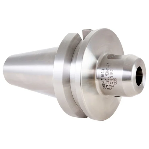 Techniks 17157 | BT50 Taper x 25.00mm Size x 69.85mm Diameter x 100.00mm Projection Length x 201.80mm OAL End Mill Holder