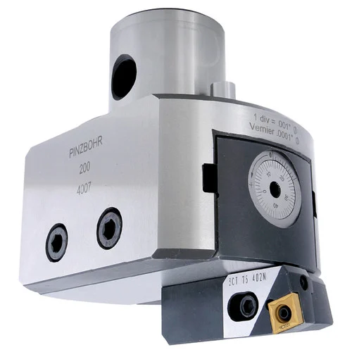 Techniks 6275295 | 3.937" Minimum Range x 4.921" Maximum Range x 85.00mm Diameter x 3.940" Projection Length Modular Boring Cutting Unit Head