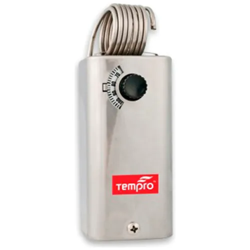 Tempro Industrial Coiled Bulb Line Voltage Temperature Controller TP502 Cool Only SPST Single Stage