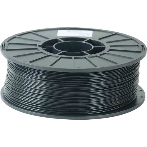 Toner Plastics Premium 3D Printer Filament, PLA, 1 kg,  3 mm, Black