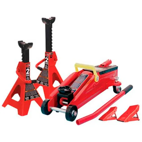 Torin Jacks Trolley Jack W/ Jack Stands, 2 Ton - T82001