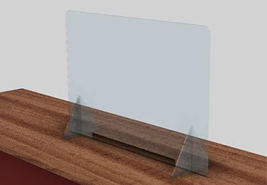 Trimantec Sneeze Guard: Acrylic, 35"x23" - 363625-SG