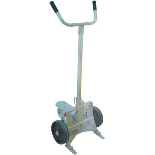 Wesco® Stainless Steel KD Drum Truck 240019 for Steel Drums Polyolefin Wheels